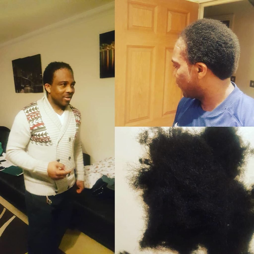 The Things We Do For Love! Ogbonna Kanu Chops Off Hair 💇🏽‍♂️ For Wife Laura Ikeji